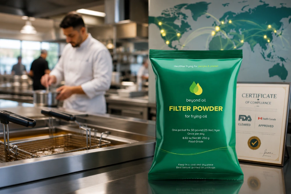 Beyond Oil product in a commercial kitchen